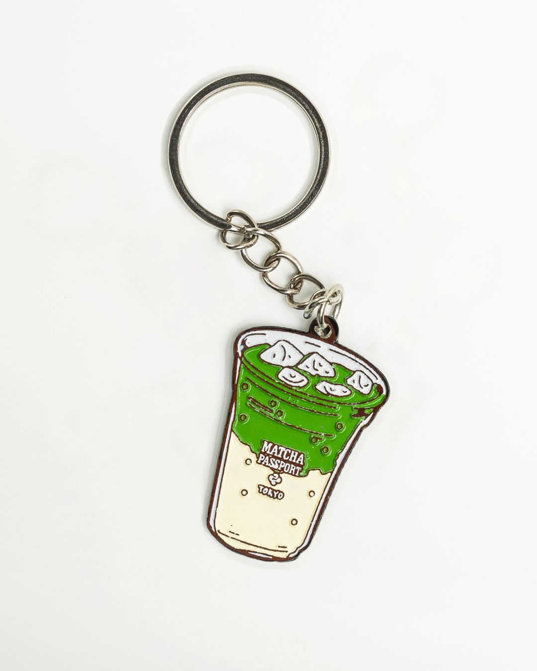 Matcha Passport Keychain