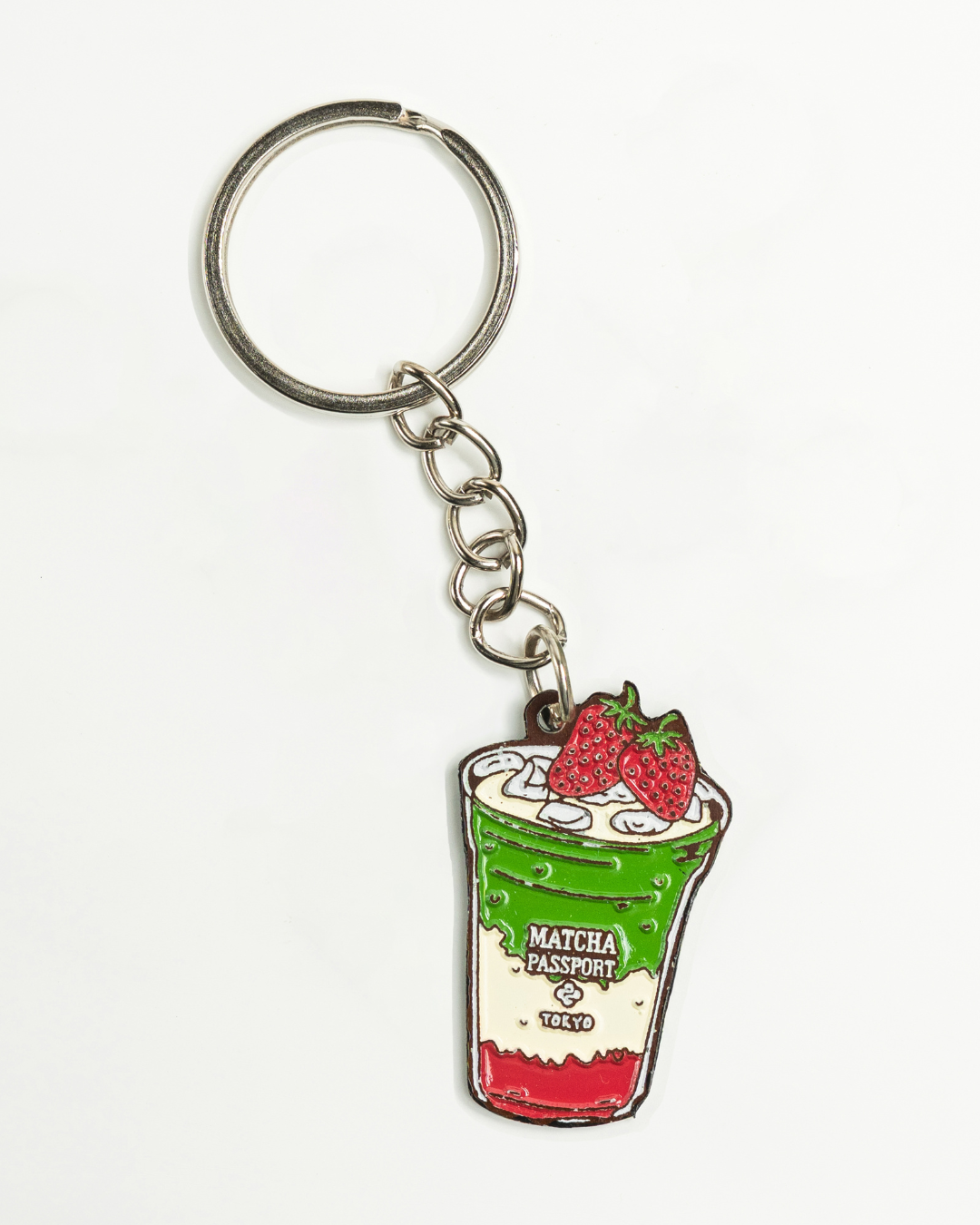 Matcha Passport Keychain