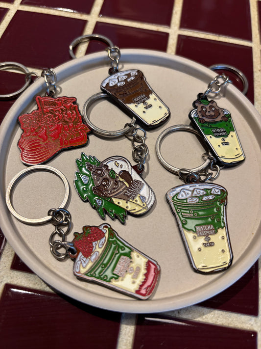 Matcha Passport Keychain