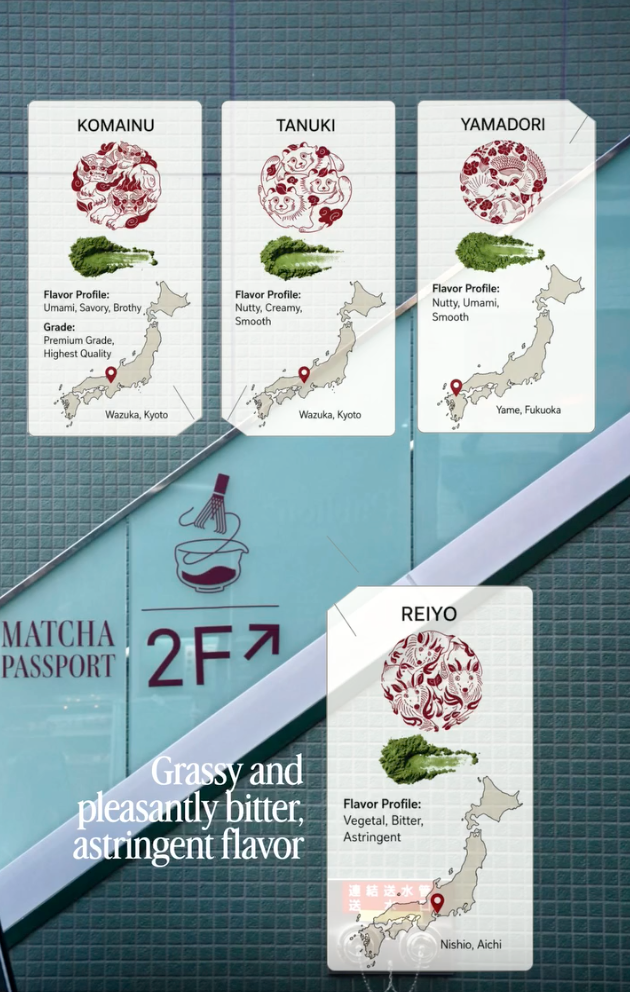 Video explaining matcha blends